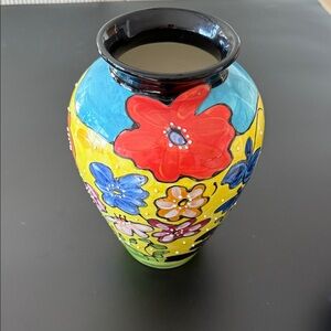 Debbie Carman “Cats & Dogs & People Too Vase